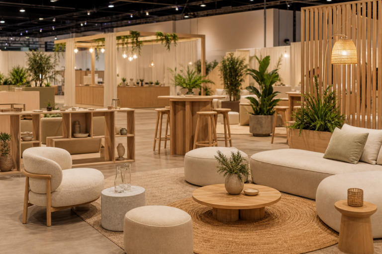 Mobilier événementiel modulable et matières naturelles : créer une ambiance cohérente en 2026 sans compliquer l’exploitation