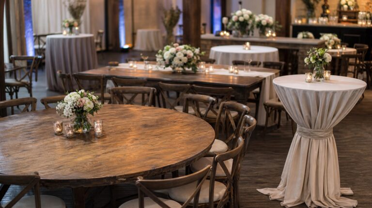 Formats de tables pour réception